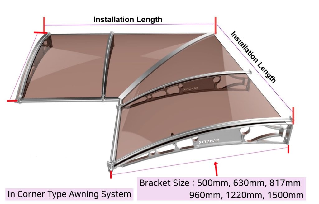 Incorner Wall Awning System
